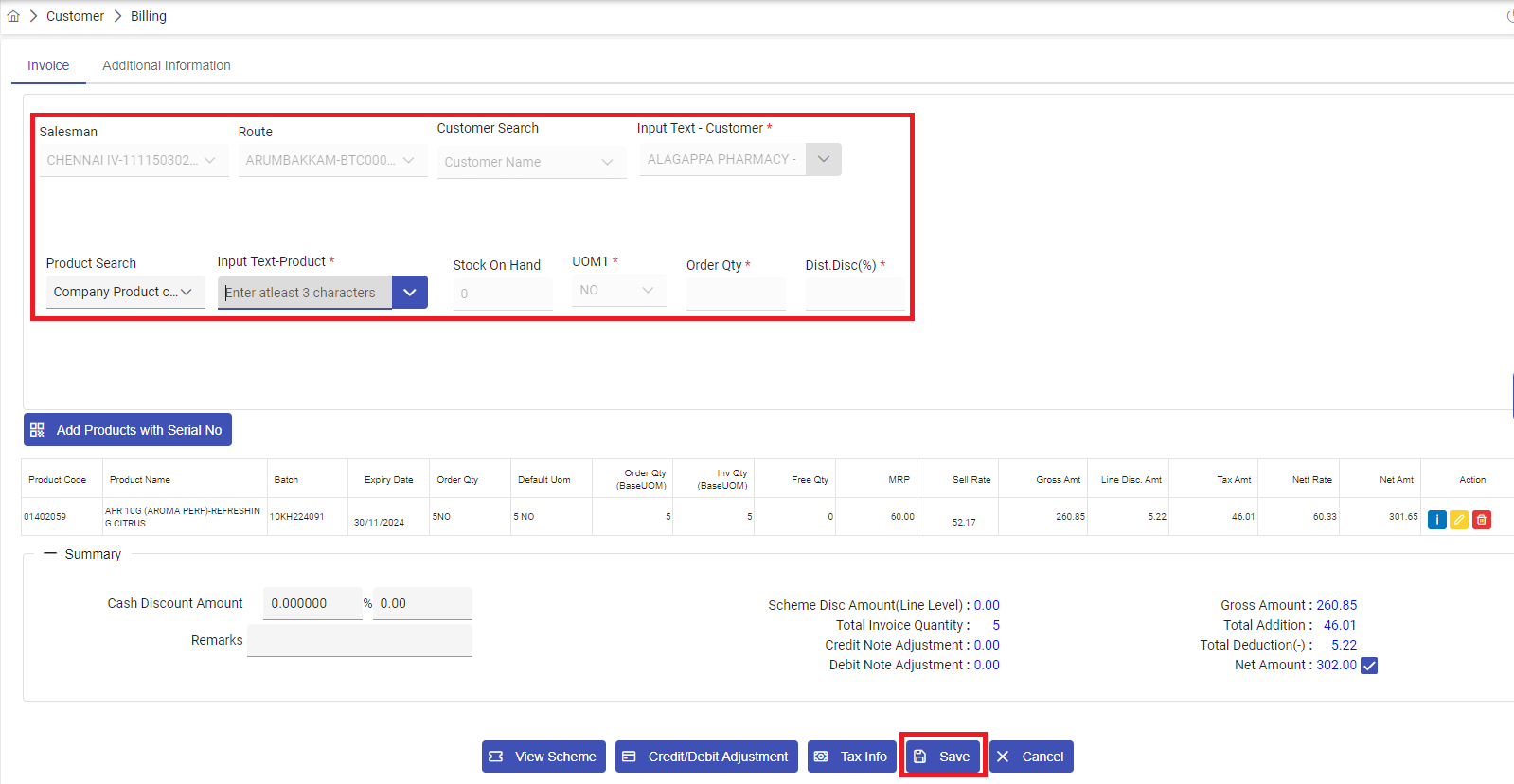 Email to retailer feature