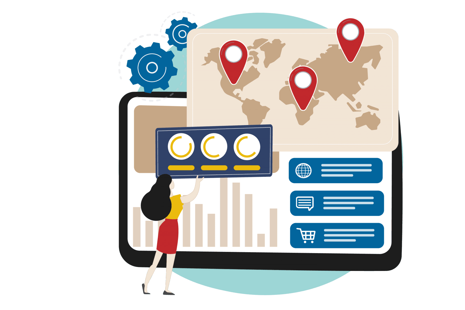 Distribution Management Illustration