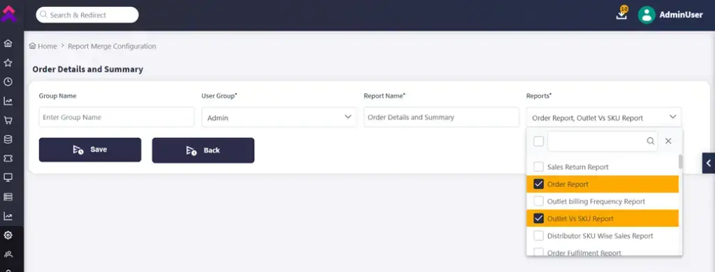 Custom Generate Consolidated Reports